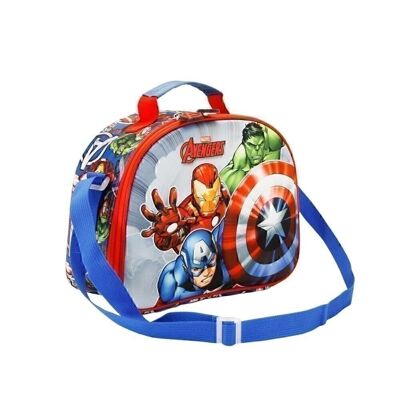 Marvel The Avengers Defy-3D Lunch Bag, Blue