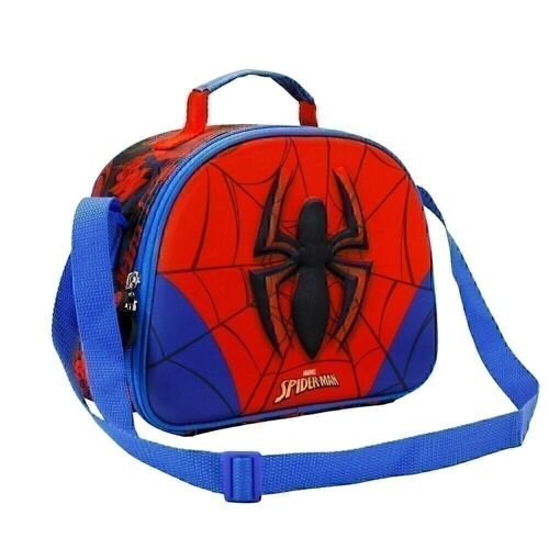 Marvel Spiderman Spider-Bolsa Portamerienda 3D, Rojo