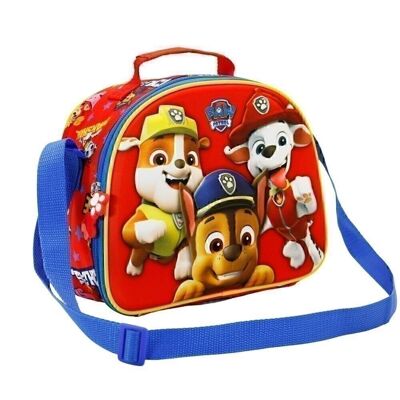 Paw Patrol Guys-Lunch Bag 3D, Red