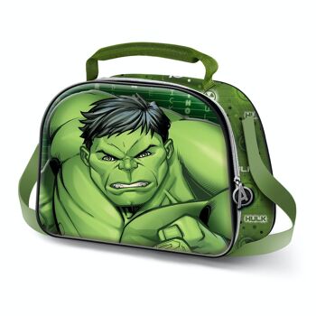 Marvel Hulk Challenge-3D Sac à déjeuner Vert