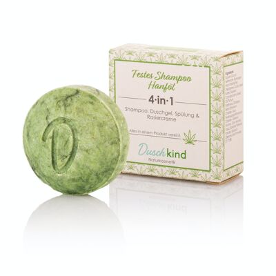 Duschkind Naturkosmetik champú sólido antialérgico con cáñamo orgánico