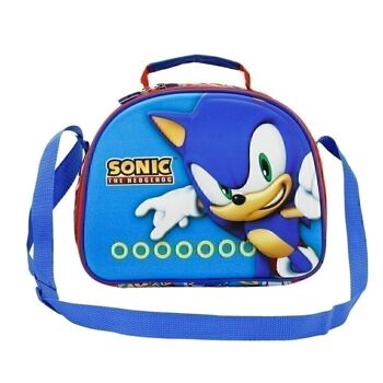 Sega-Sonic Fast-Lunch Bag 3D, Bleu 2
