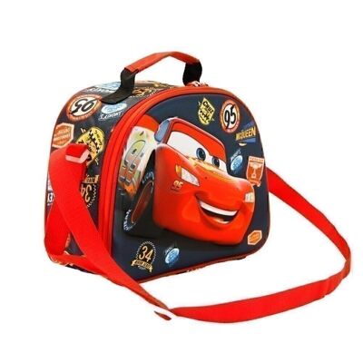 Disney Cars 3 Winner-3D Lunch Bag, Red