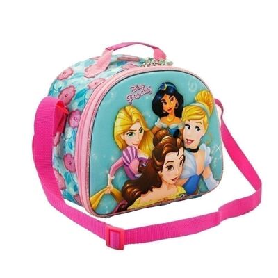 Disney Princesses Team-3D Lunch Bag, Blue