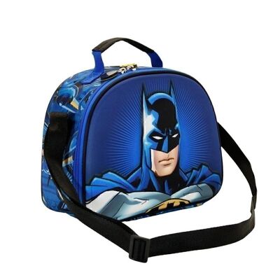 DC Comics Batman Soldier-Bolsa Portamerienda 3D, Azul