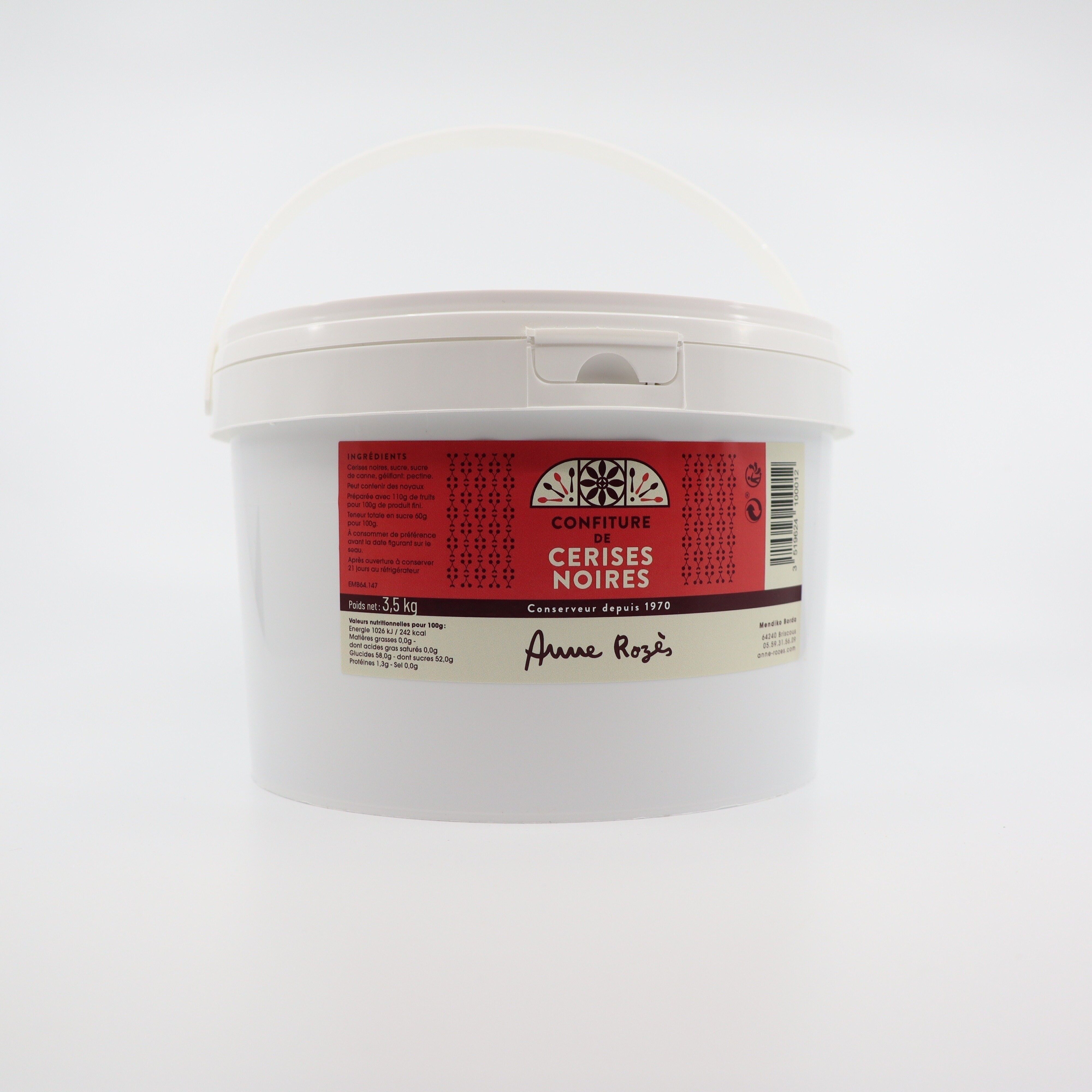 Mermelada de Cerezas Negras - formato catering