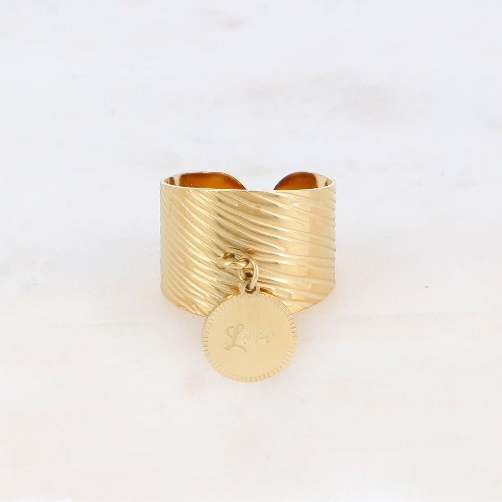 Schöner Quastenring - Gold