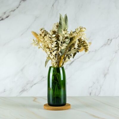 Half Champenois Vase - Green