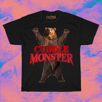CUDDLE MONSTER - T-shirt graphique Grizzly Bear, Bear Pride Hugs Tee, Gay Top, Queer Couple, LGBTQ fashion, Funny MenS Gift, Daddy Bear, Muscle Hunk 5