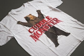 CUDDLE MONSTER - T-shirt graphique Grizzly Bear, Bear Pride Hugs Tee, Gay Top, Queer Couple, LGBTQ fashion, Funny MenS Gift, Daddy Bear, Muscle Hunk 7