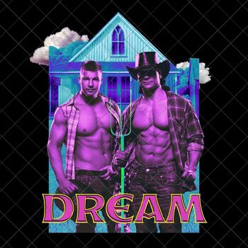 AMERICAN DREAM - T-shirt LGBTQ, Cowboys gays, Vêtements queer, Couple gay, Tshirt Pride, Hunks Tee, Muscle Bear, Gay Engagement, Homosexual Love 8