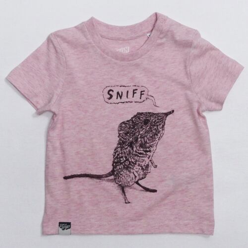 Baby T-shirt, SHREW print