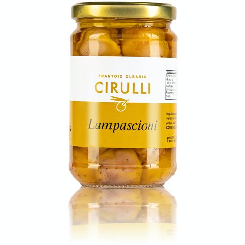 Cirulli Conserve, Lampascioni in olio extra vergine di oliva, confezione da 280 Gr