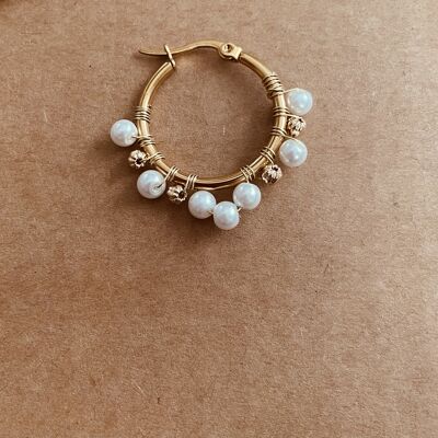 pearl earrings