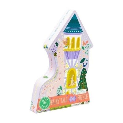 Fairy Tale 20-teiliges „Schloss“-Puzzle mit geformter Box