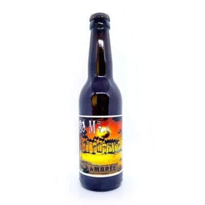 Beer M40 Amber natural brewery from the Landes 33 cl