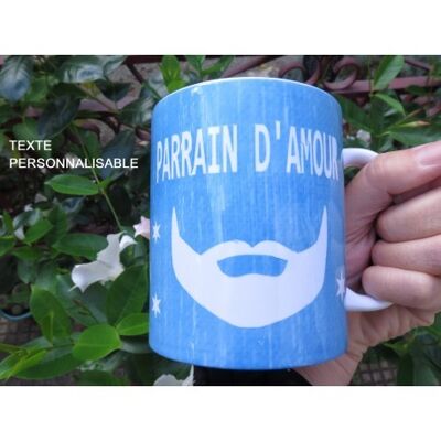 MUG PERSONNALISE PERSONNALISABLE PARRAIN D'AMOUR  F de Bm créations