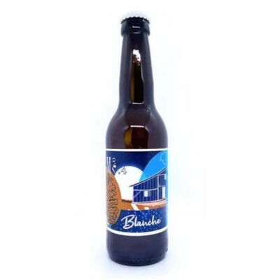 M40 White beer from the Landes natural brewery 33 cl