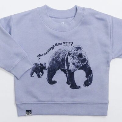 Baby sweatshirt, BEARS print