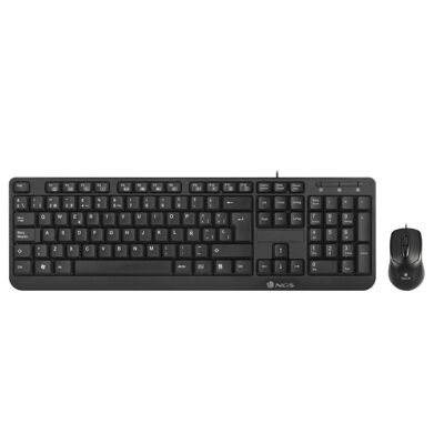 COCOAKIT-Reliable wired keyboard and mouse combo with multimedia keys