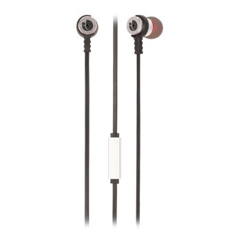 CROSSRALLYSILVER-Écouteurs intra-auriculaires métalliques avec microphone et 3 2