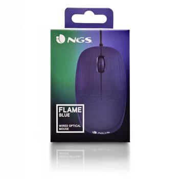 Souris filaire optique FLAMEBLUE-1000 dpi avec connexion USB 5