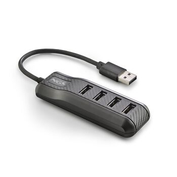PORT2.0-Concentrateur USB à quatre ports élégant et portable 3