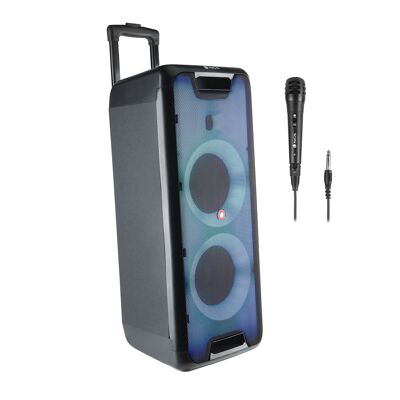 WILDRAVE1-Powerful portable speaker equipped with double subwoofer 5 and 200W of peak power