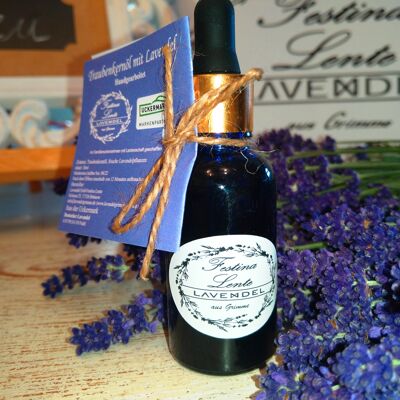 Aceite de semilla de uva con lavanda, set 10 x 30ml