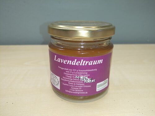 Lavendeltraum (Lavendel in Honig) Set 5 x 200ml/225g