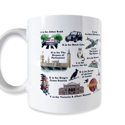 Die London-Alphabet-Tasse