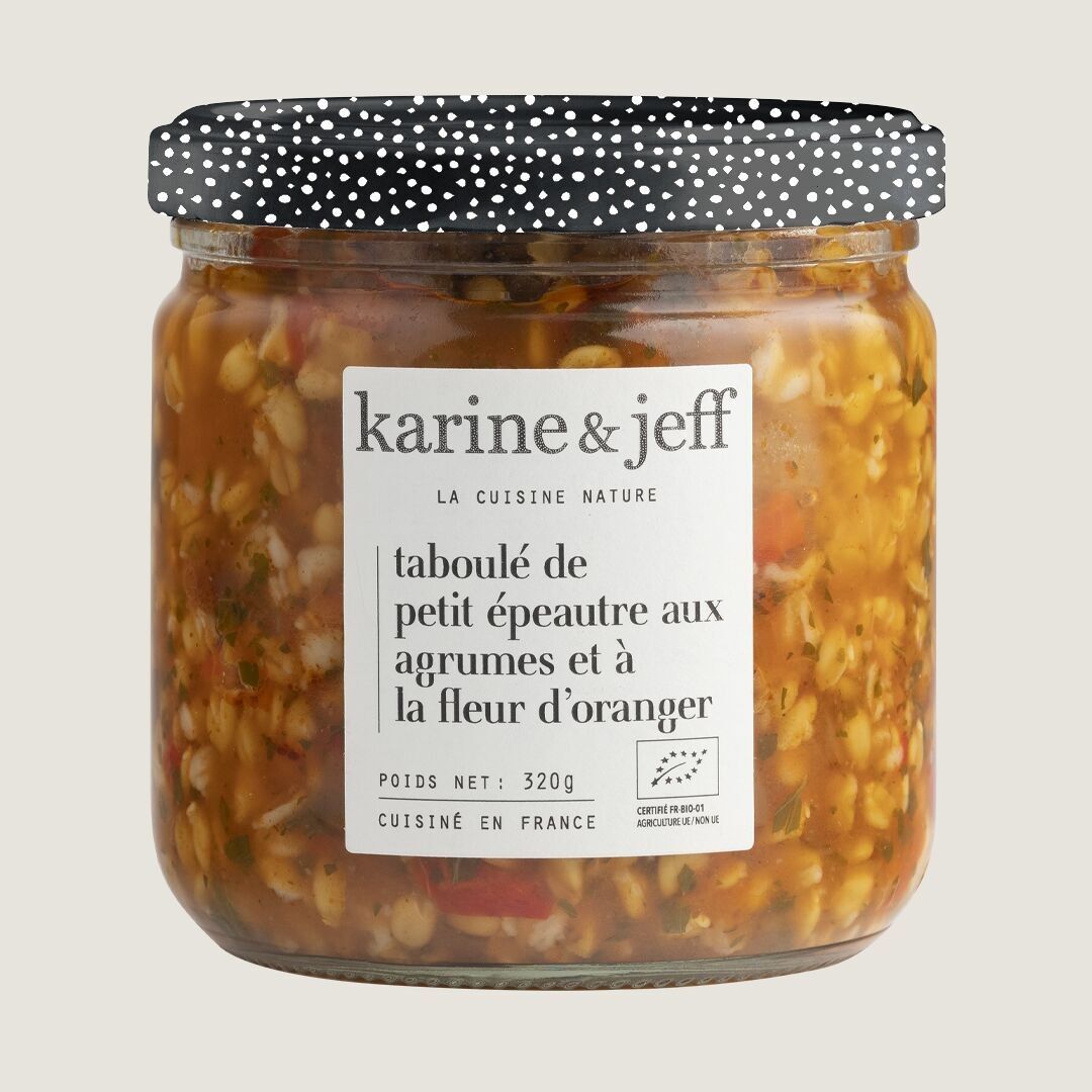 Piccolo tabulè di farro agli agrumi e fiori d'arancio