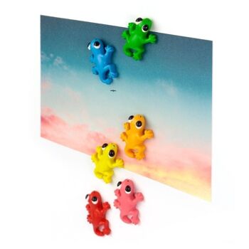 AIMANTS GECKO - set de 6 1