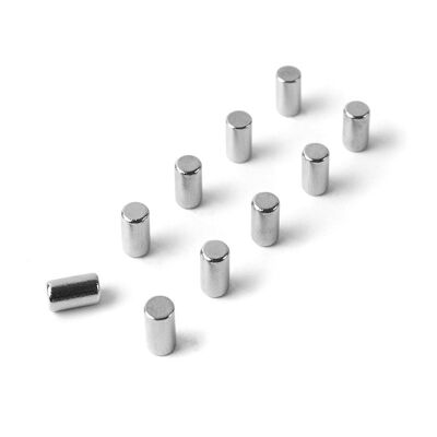 MAGNUM MAGNETS Set mit 10 silbernen Magneten