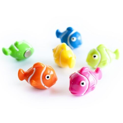 AIMANTS NEMO - set de 6 poissons - mer