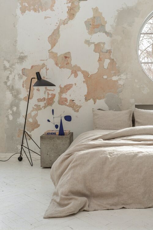 Linen bedding set / Natural melange