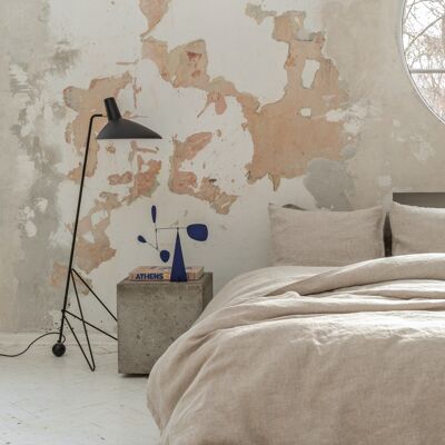 Linen bedding set / Natural melange