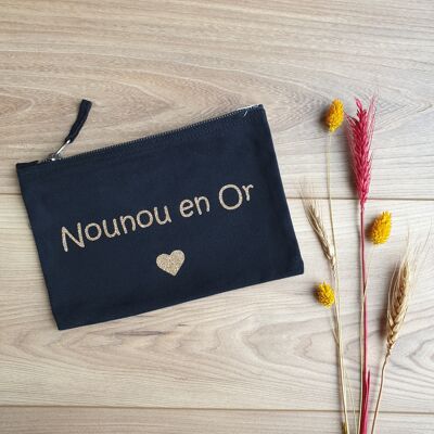 Pochette noire Nounou