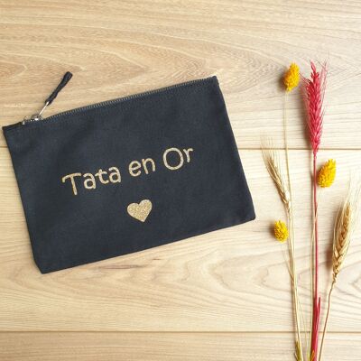 Tata black pouch