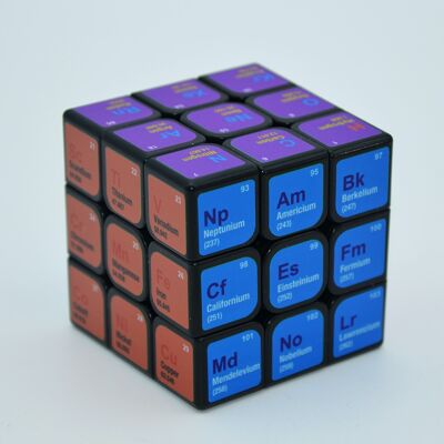 Rubik's cube classification périodique des éléments chimiques