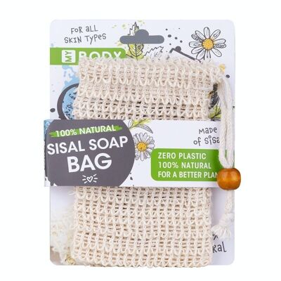 Soap bag MY BODY made of sisal, incl. gift packaging