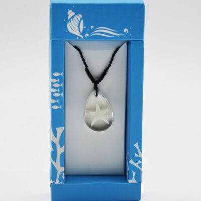 Starfish inclusion necklace
