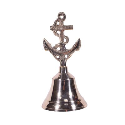 Brass Anchor Ship Bell Collectible Marine Hand Bell Nautical
