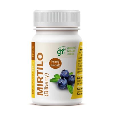 GHF Bilberry 100 tablets of 500 mg