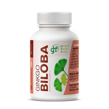 GHF Ginkgo Biloba 100 comprimés 700mg 1