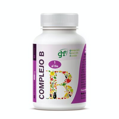GHF Complejo B 60 cápsulas vegetales 620 mg