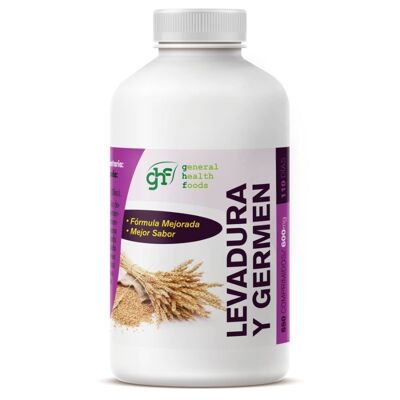 GHF Levadura de Cerveza y Germen de Trigo 550 comprimidos 600 mg