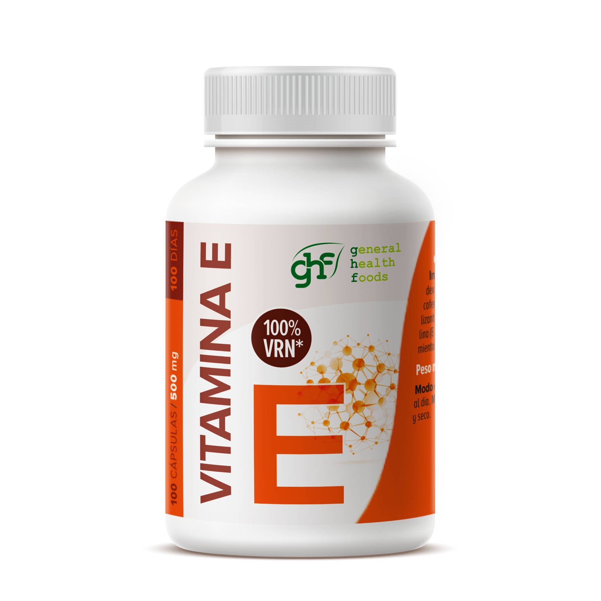 GHF Vitamina E 100 cápsulas