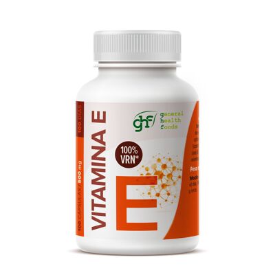GHF Vitamina E 100 cápsulas 500 mg