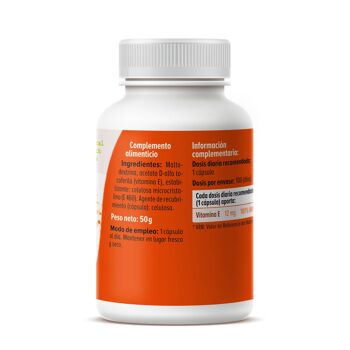 GHF Vitamine E 100 gélules 500 mg 3